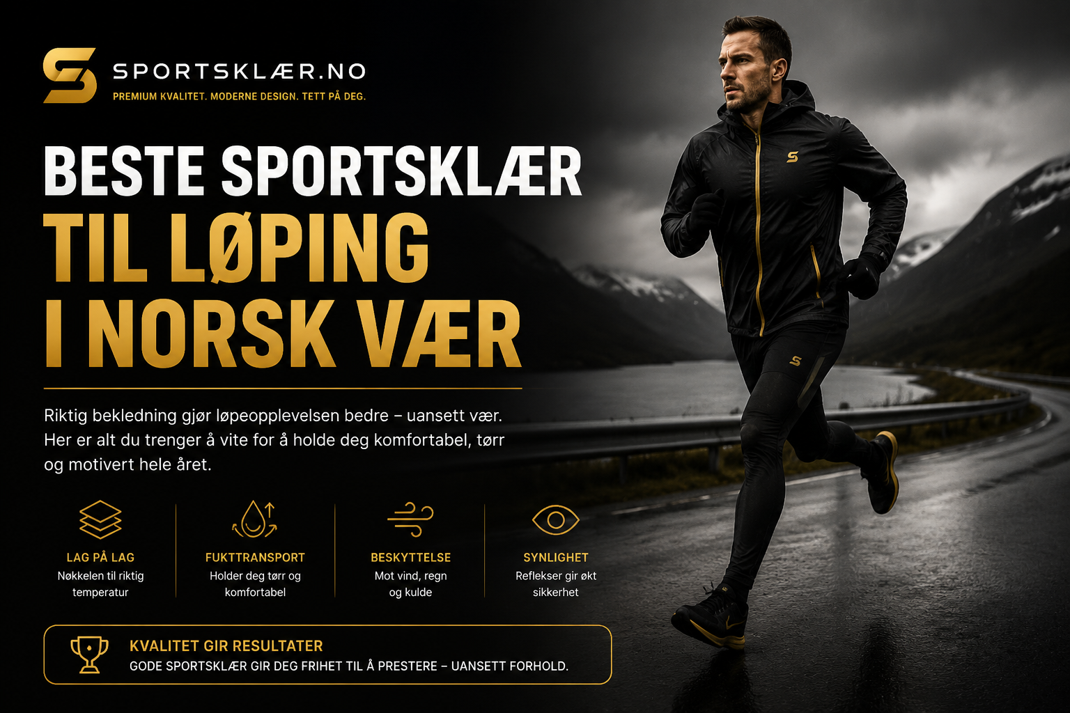 Beste sportsklær til løping